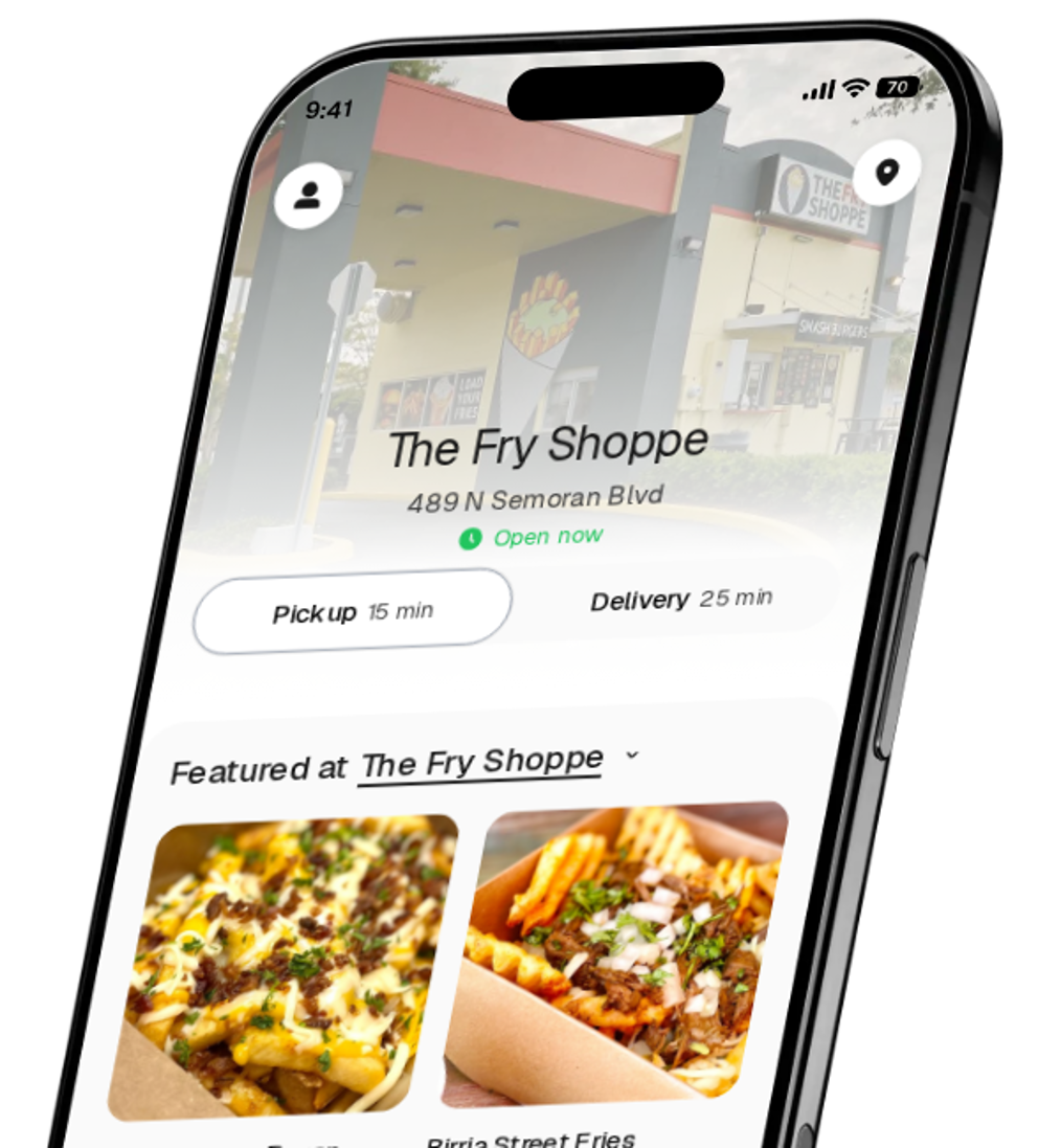 The Fry Shoppe app preview